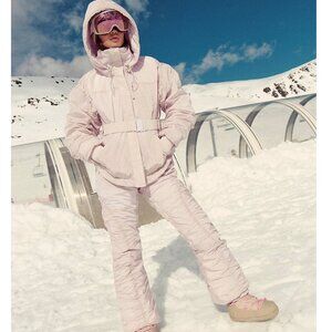 NWT - Bib & Jacket SET - Free People Lift Love Jacket & Bib XL Mountain Blossom